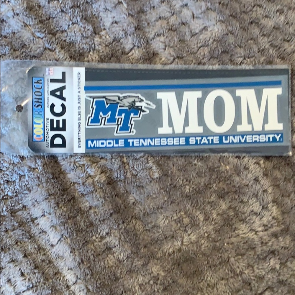 MTSU MOM Car Decal 🚗